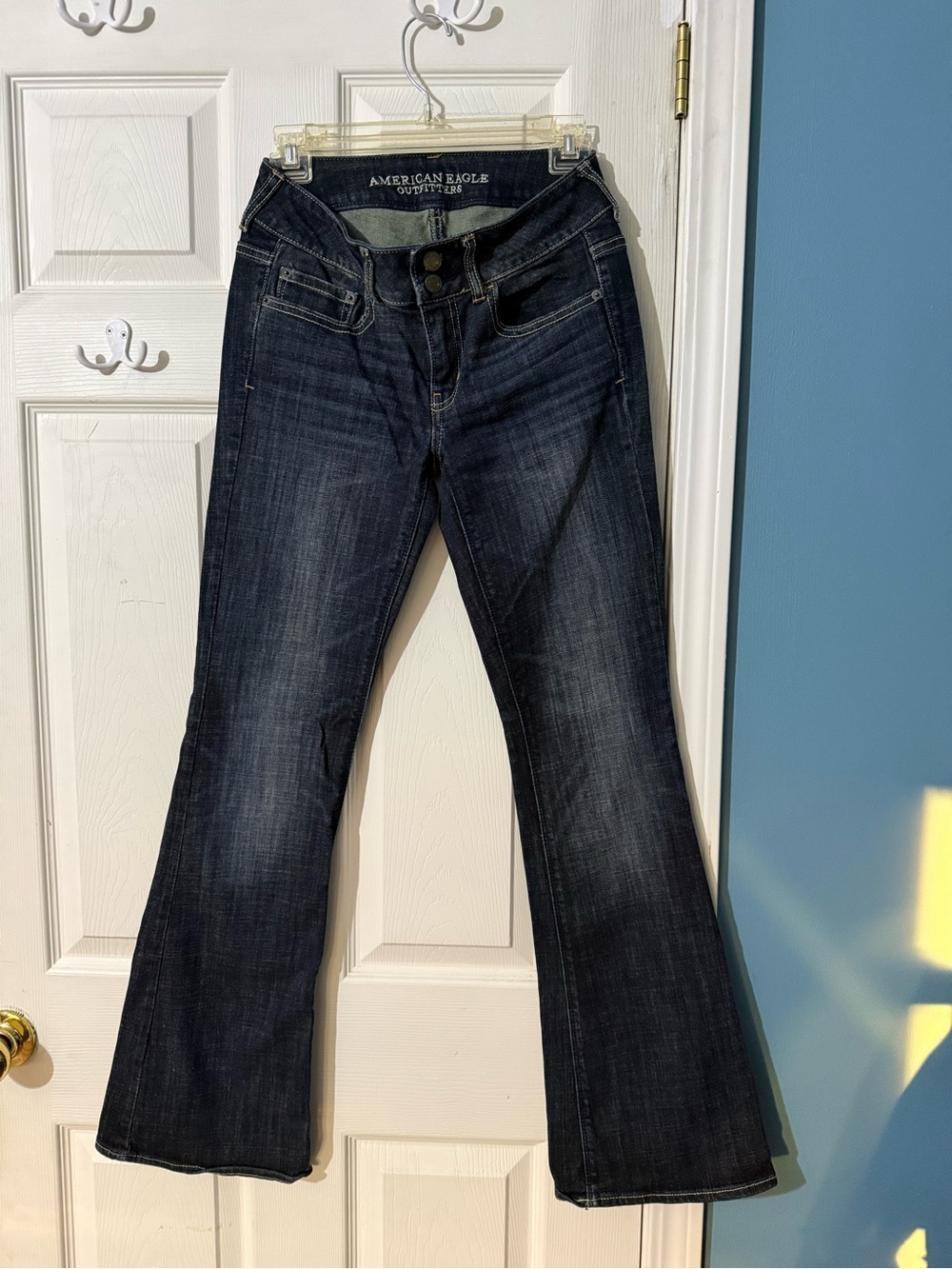 American Eagle Women's Dark Blue Bootcut Jeans